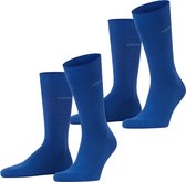 ESPRIT Basic Uni 2-Pack duurzaam organisch Katoen Multipack Sokken Heren blauw - Maat 39-42