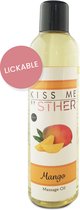 STHER Massage Olie En Glijmiddel Met Smaak en Geur - 250 ML Mango - Nederlandse Productie - Etherische Olie - Massage Olie Erotisch