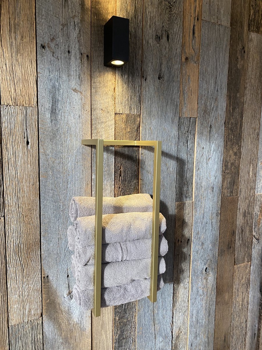 SaniDreams Dior Handdoekenrek Goud - Staal - 62x25x20cm