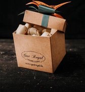 Doosje Belgische Chocolade - witte chocolade pralines - 1 kg - Ambachtelijk vervaardigde bonbons - Chocolade geschenkset