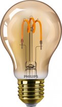 PHILIPS Classic LED Filament MULTIPACK 2x A60 - 2.3W E27 Kaarslicht 2000K | Vervangt 14W