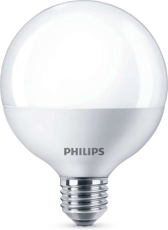 Philips LED Globe E27 - 15W (100W) - Warm Wit Licht - Niet Dimbaar - 2 stuks