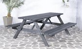 SenS Garden Furniture - Julia Picknickbank Black - 180cm - Zwart