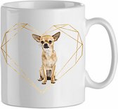 Mok Chihuahua 7.2| Hond| Hondenliefhebber | Cadeau| Cadeau voor hem| cadeau voor haar | Beker 31 CL