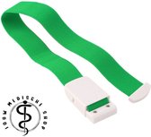 Jouw medische shop™ - Tourniquet - Groen - Stuwband - Afbindband - EHBO - Riem - Bloeding stoppen