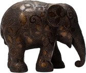 Elephant Parade - Golden Clovers - Handgemaakt Olifanten Beeldje - 15cm