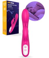 Tarzan Vibrator - Vibrators voor vrouwen - Verwarmde Rabbit Vibrator - G spot Vibrator & Clitoris Stimulator - Roze