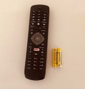 Universele afstandsbediening Philips TV + Netflix + 2 batterijen