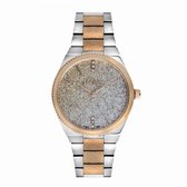 Lee Cooper LC06966.510 - Horloge - Analoog - Dames - Vrouwen - stalen band - Zilverkleurig - Rosékleurig