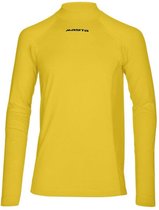 Masita | Thermoshirt Dames Lange Mouw Colshirt Skin Trainingsshirt Heren Kind Unisex 100% Polyester Sneldrogend - YELLOW - 164