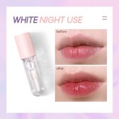 2 stuks vochtinbrengende olie voor dag- en nachtlippen Sexy transparante lipglosscosmetica