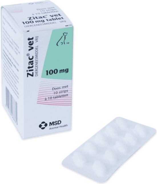 Zitac Vet 100 mg - 100 tabletten