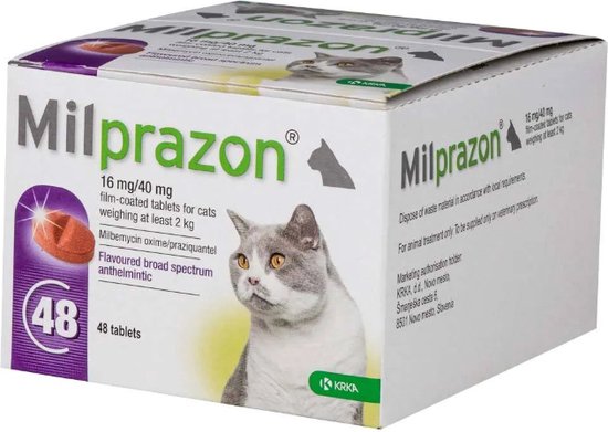 Milprazon 16 Mg 40 Mg
