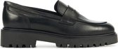 HABOOB Instapper Dames - Instapschoenen / Damesschoenen - Leer   - P7139 - Zwart - Maat 38