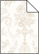 Proefstaal Origin Wallcoverings behang ornamenten wit - 326134 - 26,5 x 21 cm