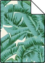 Proefstaal Origin Wallcoverings behang palmbladeren groen - 347437 - 26,5 x 21 cm