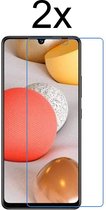 Samsung a42 screenprotector glas - Beschermglas Samsung galaxy a42 screen protector - 2 stuks