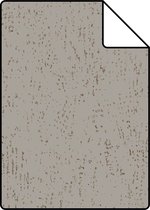 Proefstaal Origin Wallcoverings behang metaal-look taupe - 347614 - 26,5 x 21 cm