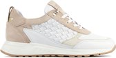 Piedi Nudi Sneakers Dames - Lage sneakers / Damesschoenen - Leer - 2507     -  Wit combi - Maat 40