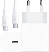 Adaptateur USB-C 20W avec câble Type-C 2 mètres - Charge Fast - Chargeur Samsung S22 - Convient pour Samsung Galaxy S22 (Plus, Ultra)