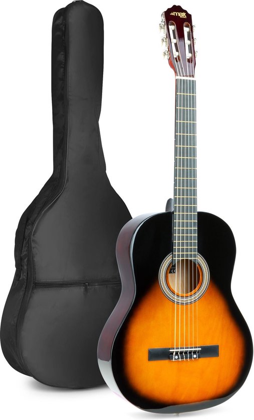 Guitare acoustique pour débutants - Guitare classique MAX SoloArt / Guitare  espagnole... | bol.com