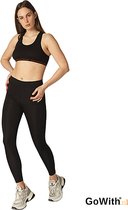 Dames Legging | hoog sluitend |elastische band |sport legging | yoga legging | fitness legging | kleur: zwart | Maat: L