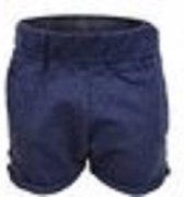 little love kids short blauw 12-18 maanden