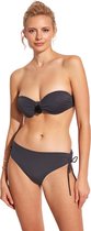 No Gossip Bandeau vaste push up bikiniset met schouderbanden GREY 38