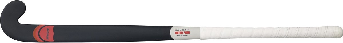 Matrix 4000 Hockeystick - XL-Bow - 50% Carbon - Senior - Zwart/Rood - 36,5 Inch