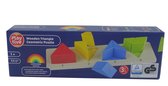 Playtive Geometrische Puzzle - Montessori speelgoed - Driehoek vormen - 11 Delig