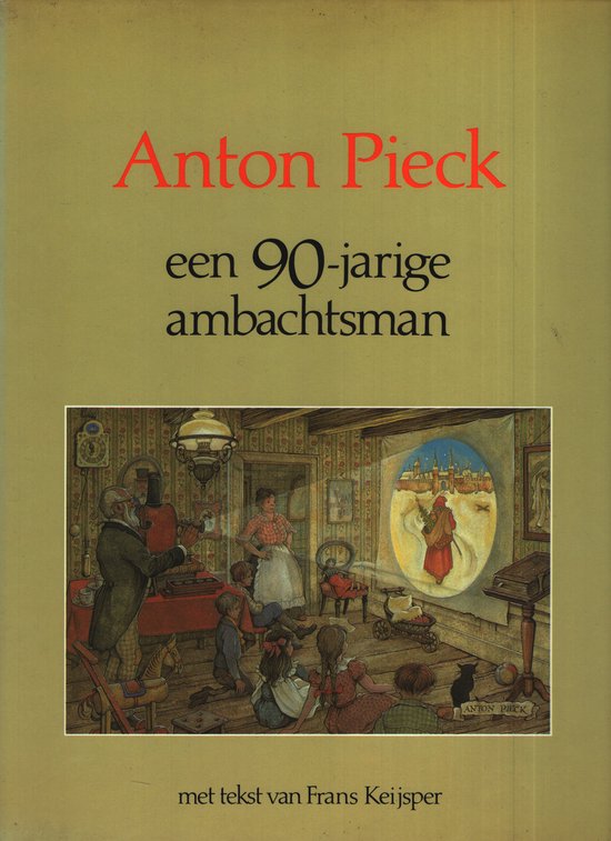 Foto: Anton pieck een 90 jarige ambachtsman