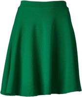Dames korte A-lijn rok groen | Maat M