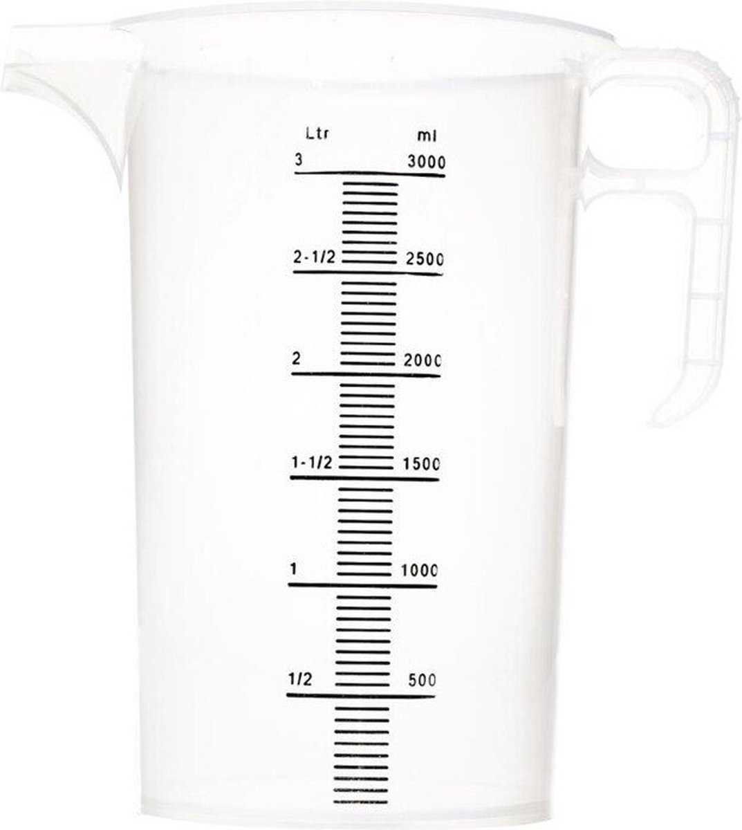 Polypropyleen Maatbeker 3l - Pro-Measures FD328 - Restaurant - Hotel - Professioneel