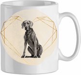 Mok Weimaraner 2.1| Hond| Hondenliefhebber | Cadeau| Cadeau voor hem| cadeau voor haar | Beker 31 CL