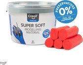 Creall Soft Clay (sans conservateur) Outil RED + Clay 5 pièces en plastique