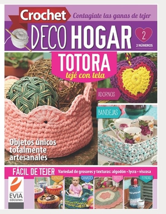 Deco Hogar - Coleccion de Tejidos- Crochet DecoHogar. Totora ... - cover