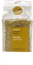 Kari's Crackers- Biologisch- Fonio- Gierst/ Chia- Knekkebrød/ crackers-