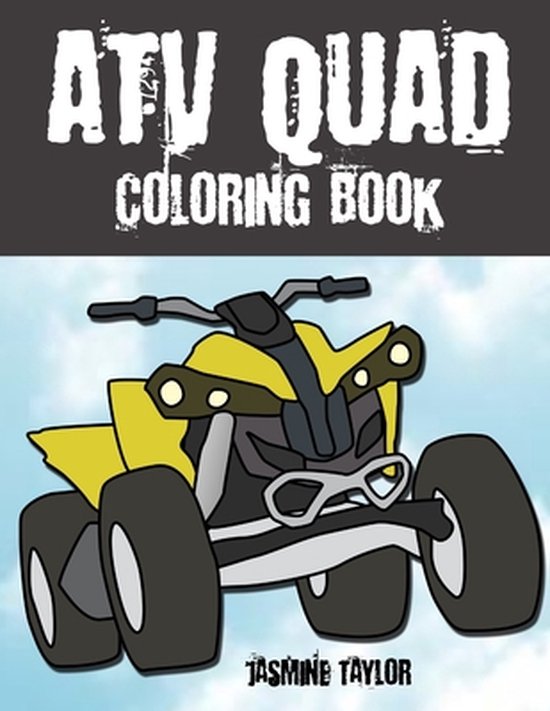 ATV Quad Coloring Book - cover
