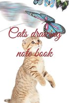 Cats drawing note book