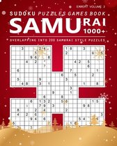 Samurai Sudoku Puzzle Levels Expert: Samurai Games Brain Health 1000 Puzzle Book Overlapping into 200 Samurai Style Puzzles Book for Adults (Winter Co