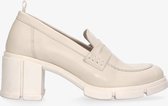 Tango | Romy heel 2-a bone white loafer - bone white sole | Maat: 38