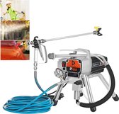 DOERSUPP Airless Verfspuit Verfspuiten-Muurverfspuit Elektrisch Spuitpistoolset-21.4Mpa Instelbare Spuitdruk-220V 1300W 3100PSI-voor Muur,Plafond en Hout