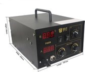BEST BST-702D 2 in 1 SMD Rework Station - Hetelucht en Solderen - 650W - instelbaar temperatuur - LED display
