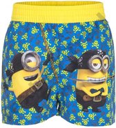 Minions zwembroek - zwemboxer -boardshort - blauw - maat 110/116