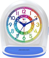 West Watches Kinderwekker Alarmklok Ik leer klok kijken – kinderen - analoog - blauw