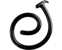 Ouch! by Shots Ass Snake Dildo - 39 / 100 cm - Zwart