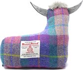 Caroline Wolfe Murray Deurstopper Schotse Hooglander Pink/purple - Made in Scotland