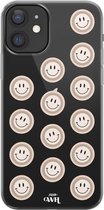 iPhone 11 Case - Smiley Double Nude - xoxo Wildhearts Transparant Case