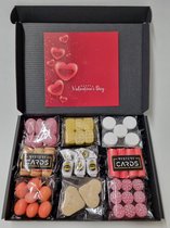 Oud Hollands Snoep Pakket | Box met 9 verschillende populaire ouderwets lekkere snoepsoorten en Mystery Card 'Happy Valentine's Day' met geheime boodschap | Verrassingsbox | Snoepbox