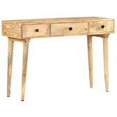 Sidetable 115x35x76 cm massief mangohout